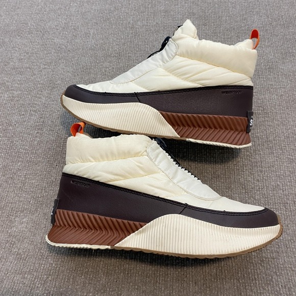 Sorel Snow Boots Womens Size 8.5 White Waterproof Ankle Wedge NL4943-191 - Picture 2 of 10